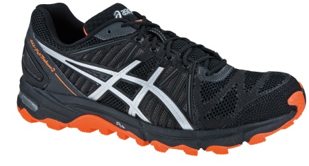 ASICS Gel Fujitrabuco 2 Laufschuhe schwarz orange Herren