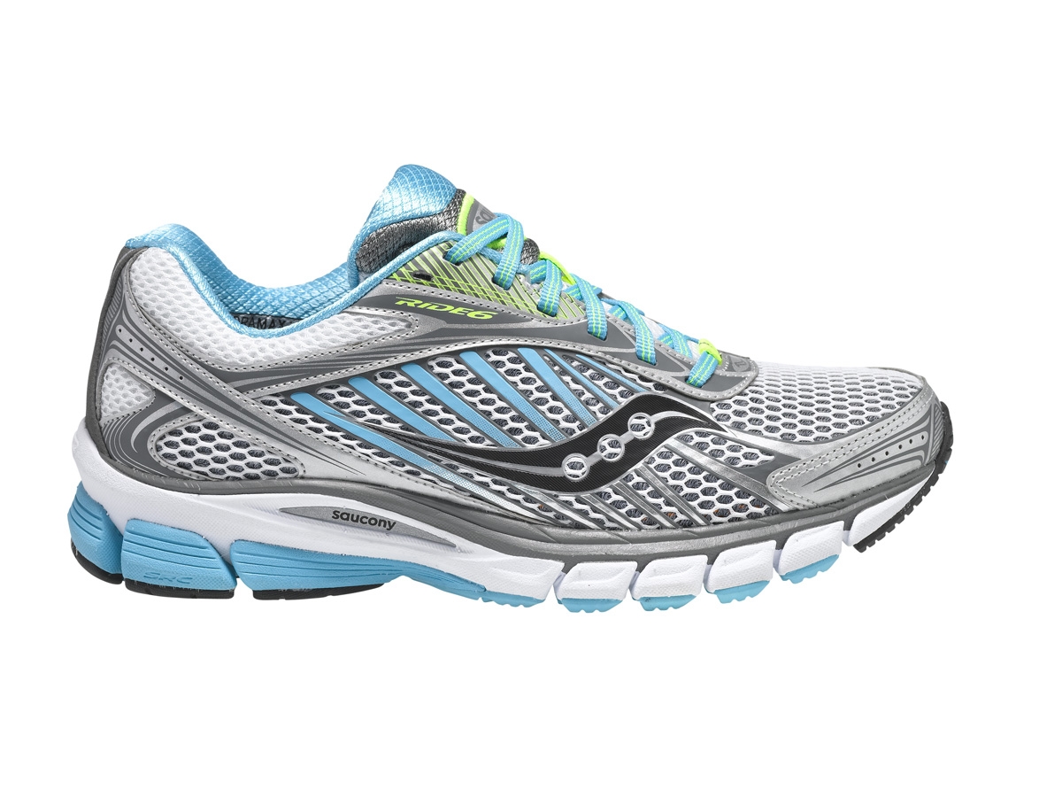 Ride 6 Silber Blau Damen Laufschuhe
